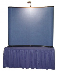 Tabletop trade show displays